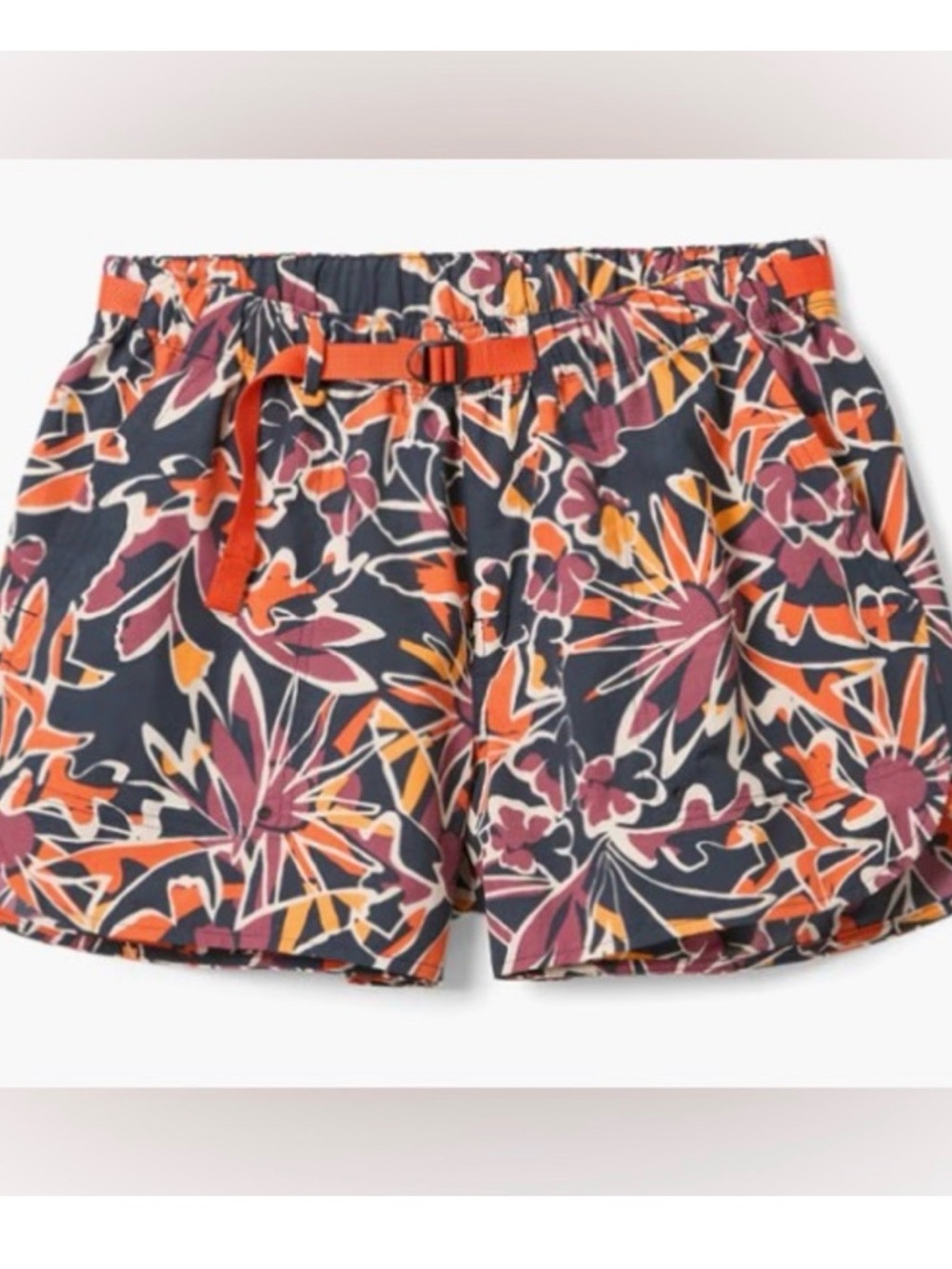 REÍ Trailmade Amphibe Hiking Outdoor Swim Abstract Floral Active Shorts Large